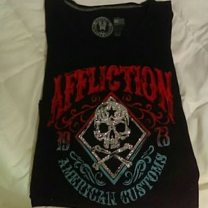 🆕Affliction tee Sz L
