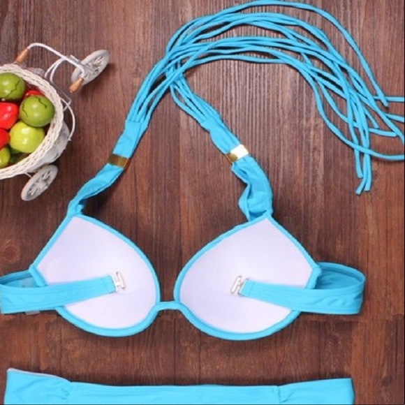 Blue Bikini Top - Picture 2 of 3