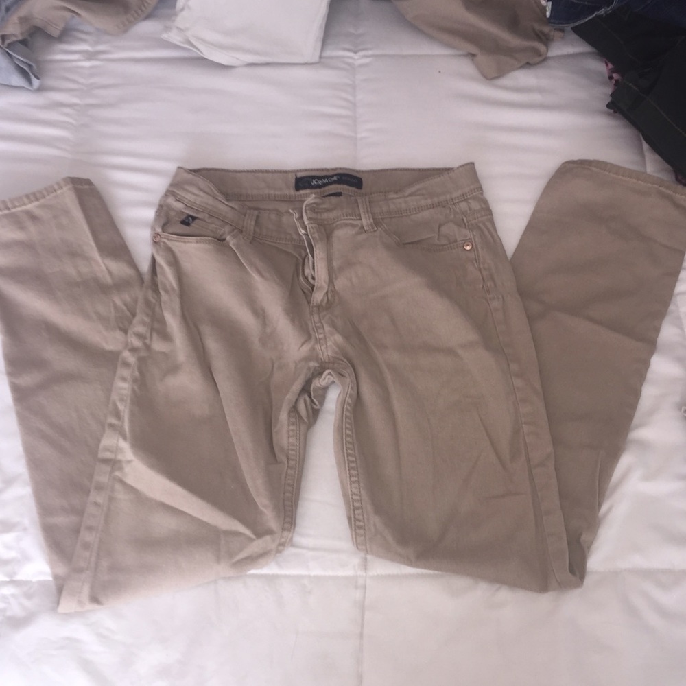 Girls Khaki Uniform Pants