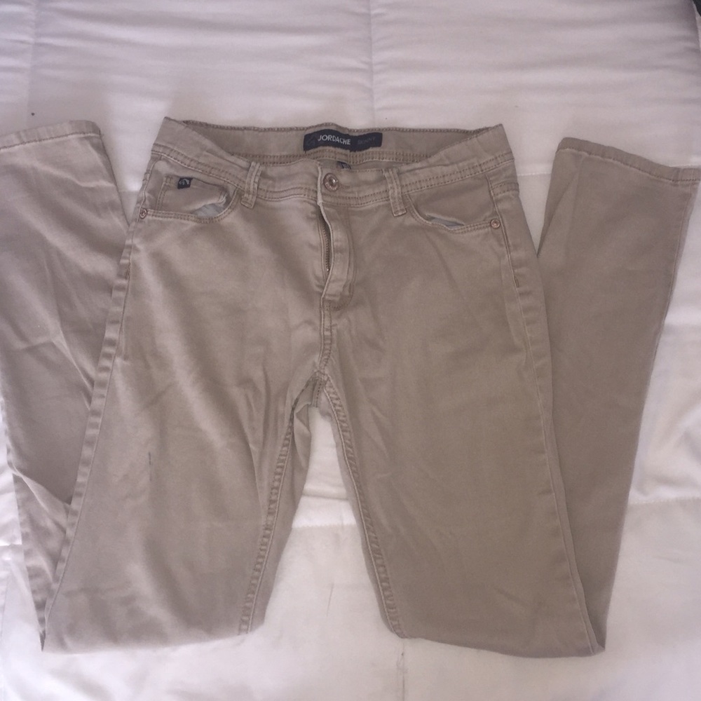 Girls Khaki Uniform Pants