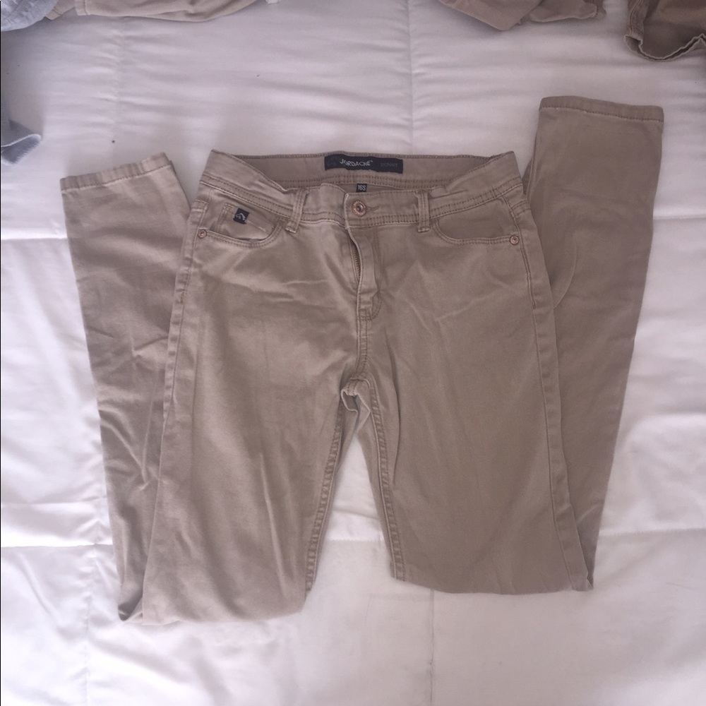 Girls Khaki Uniform Pants
