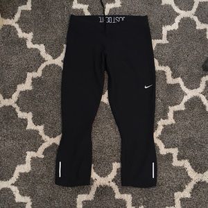 Nike Dri-Fit capris.