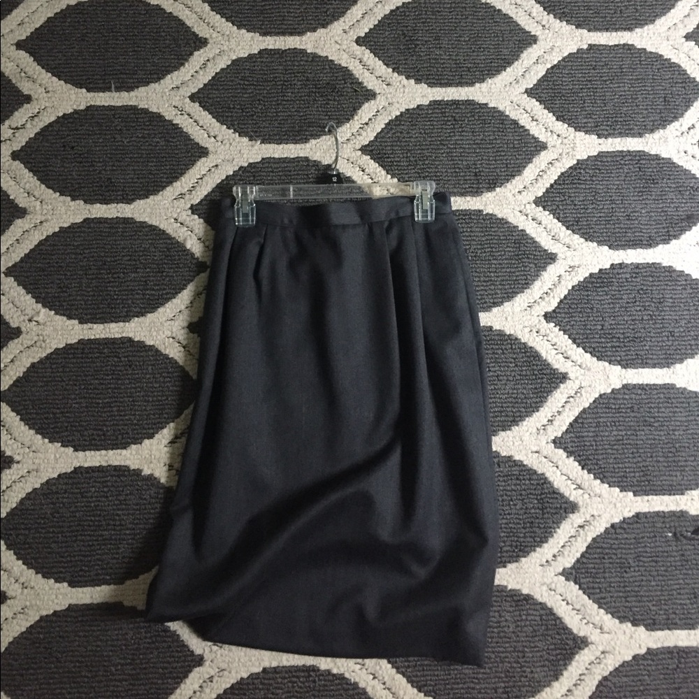 Vintage Charcoal pencil skirt