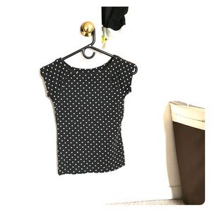 Lauren Ralph Lauren petite XS polka dot top