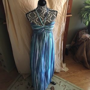 Halter maxi dress