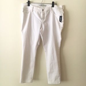 Old Navy White Rockstar Jeans
