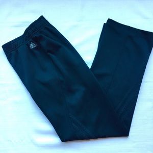 adidas black heavier weight  track pant size S