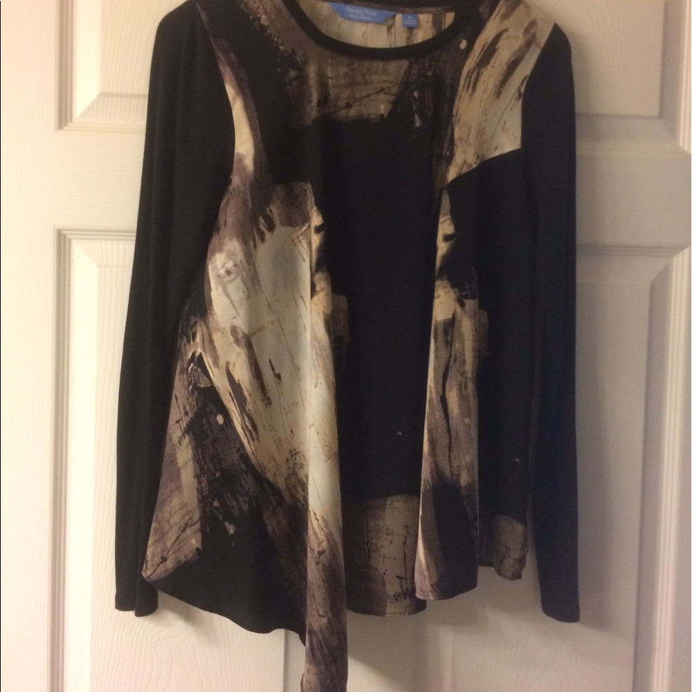 Long sleeve top colors multicolors