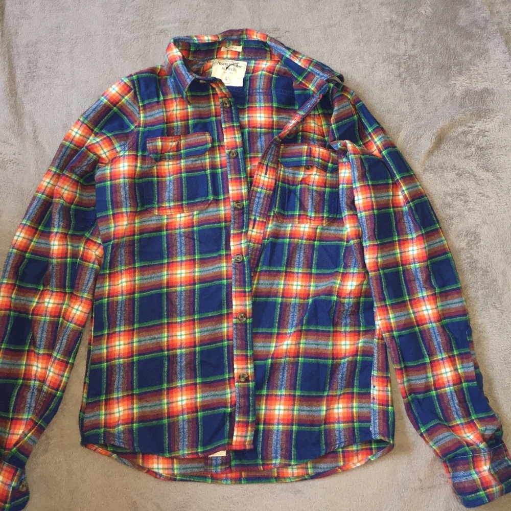 Abercrombie Fitch flannel men Shirt