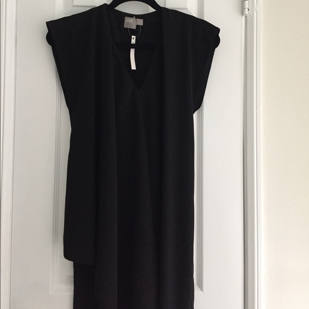Black dress midi length