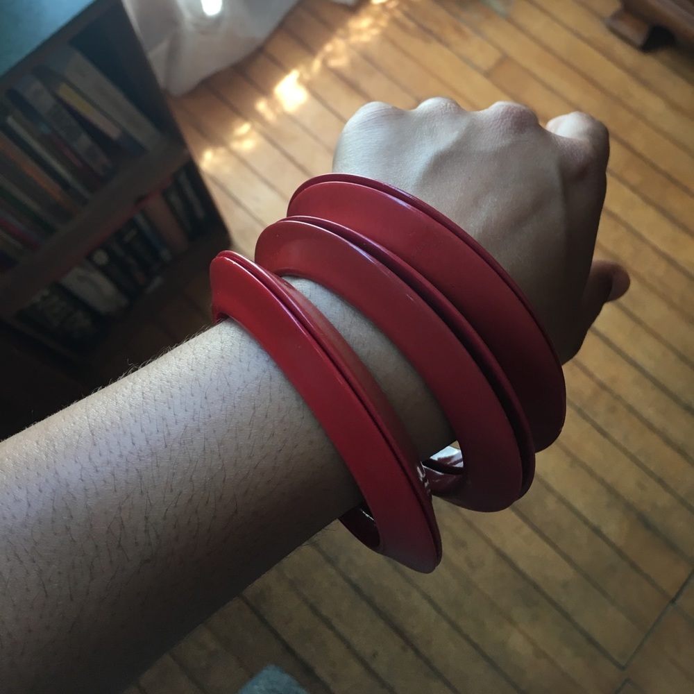 Red bracelets