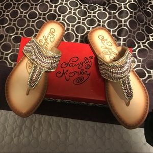 NWT .... Naughty Monkey Sandals size 8.5