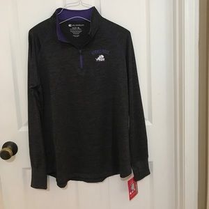 Womens TCU sport pullover NWT