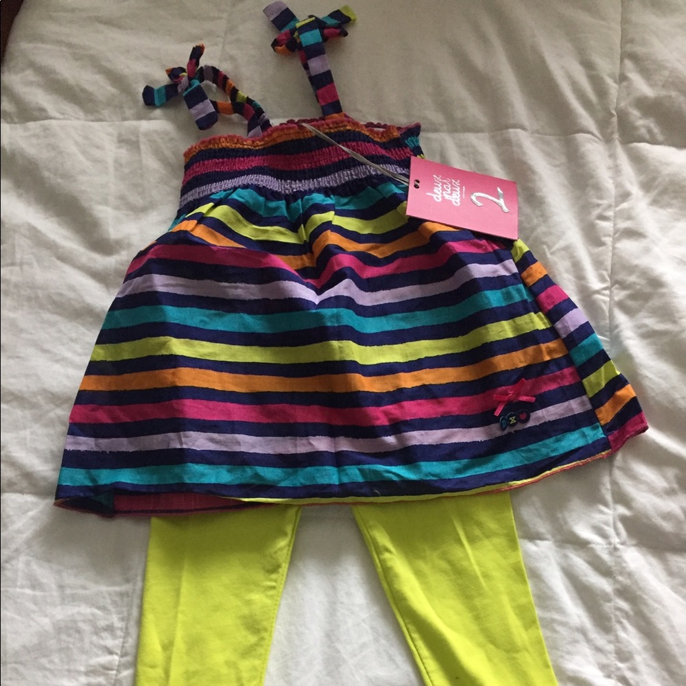 Deux Par Deux Fizzy Pop Collection top and bottom