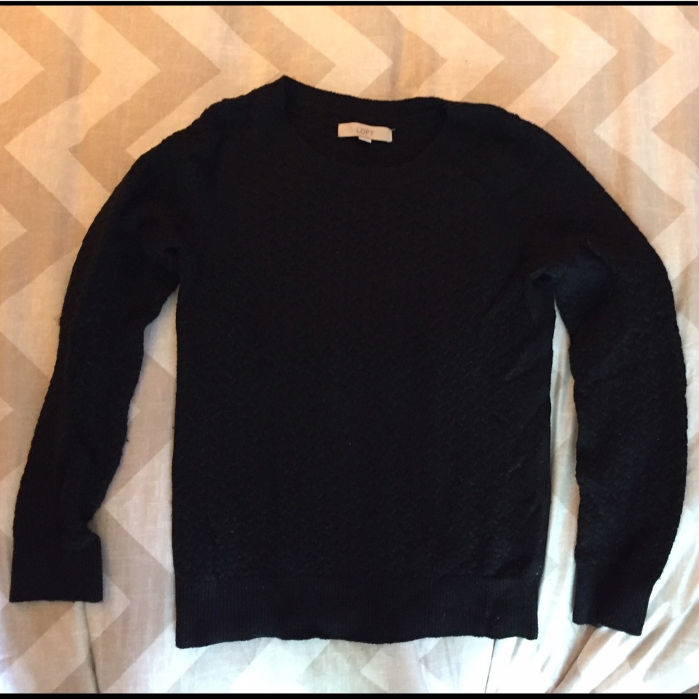 Loft black sweater
