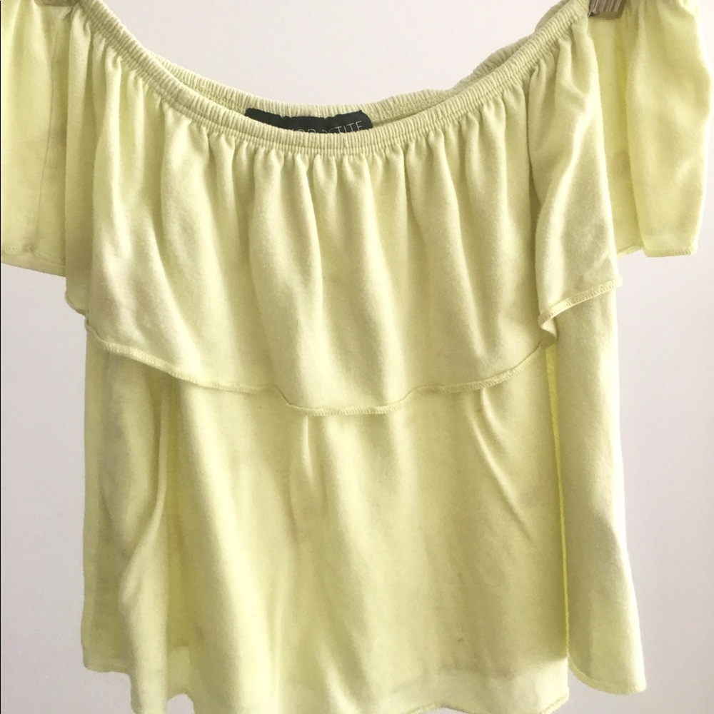 Topshop off shoulder top