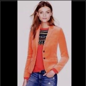 Final markdown NWOT, J. Crew Velvet blazer
