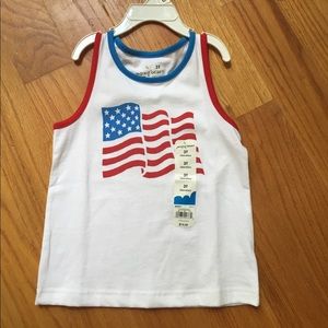 Kids American flag tank