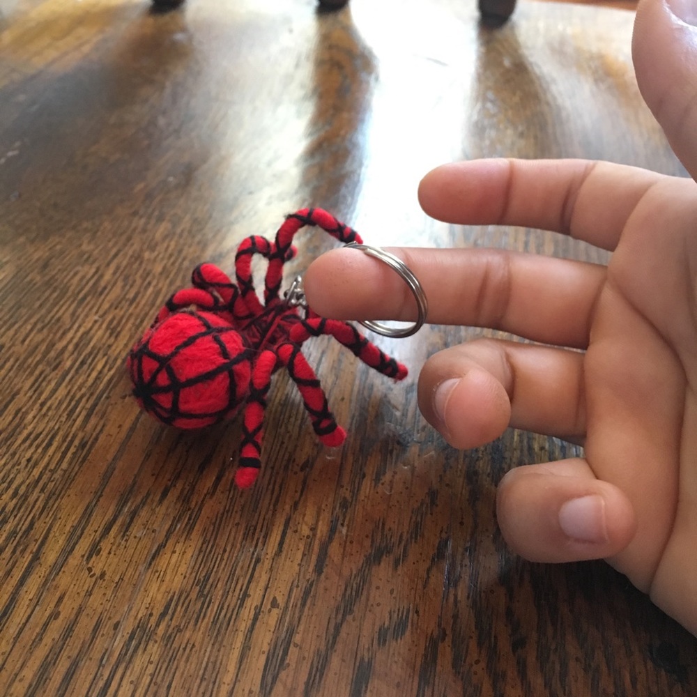 Craft spider key chain