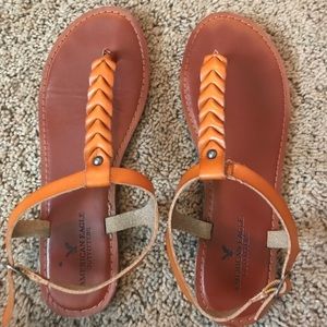 American eagle leather sandals