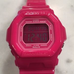 Hot Pink G Shock baby G Casio watch!