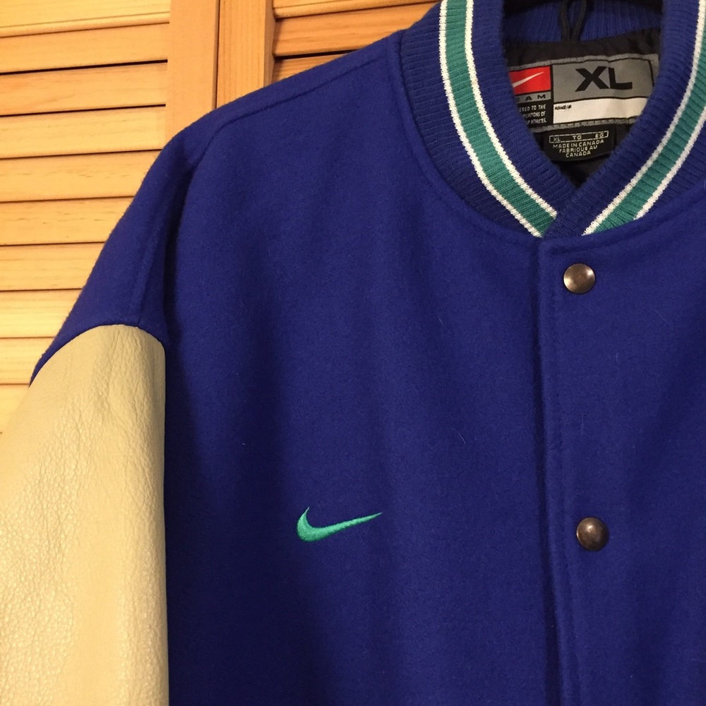 Rare Nike Seattle Seahawks Letterman Jacket - Picture 4 of 8