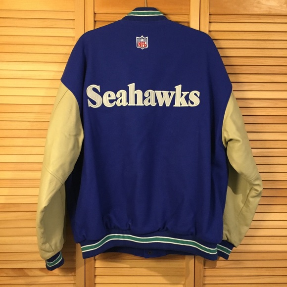 Nike Other - Rare Nike Seattle Seahawks Letterman Jacket