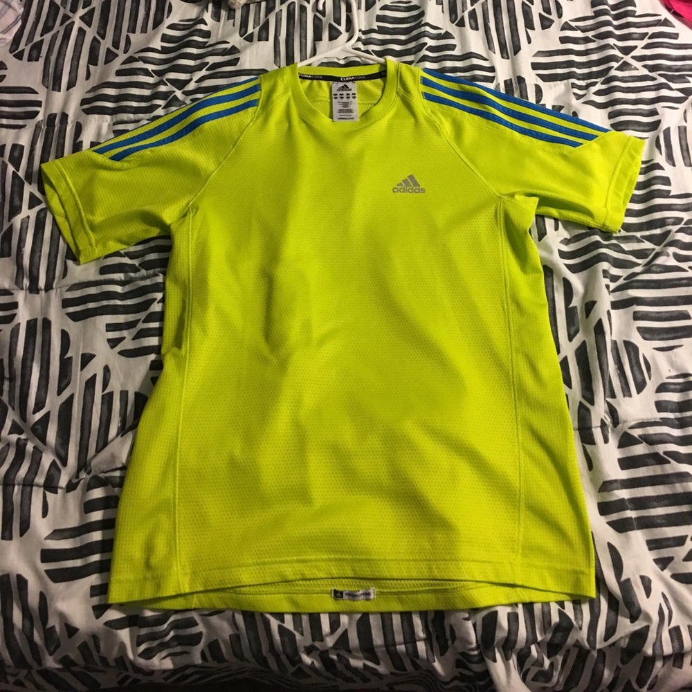 Adidas hi vis climb cool t shirt
