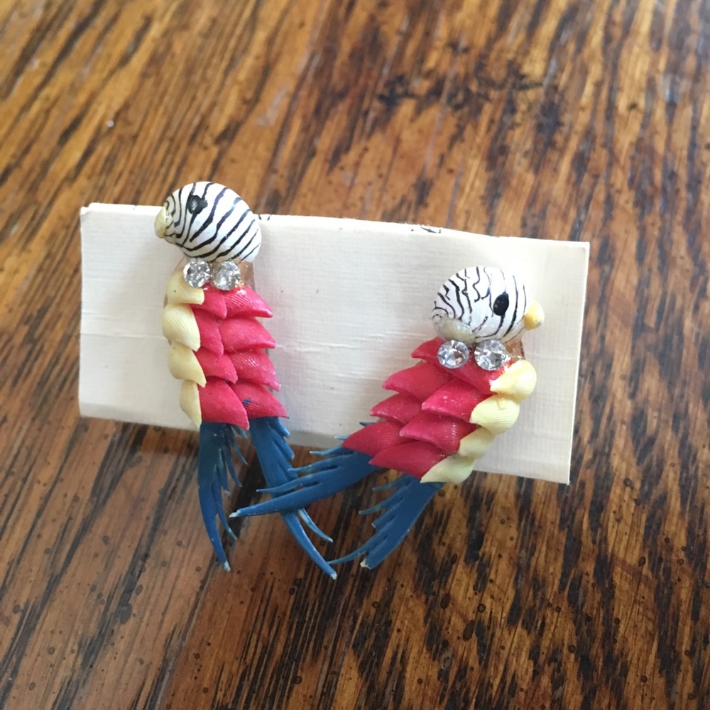 Parrot earrings
