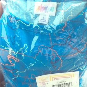 Lularoe Americana Carly Dress BNWT UNICORN size L