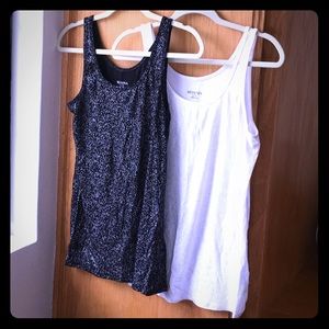 Set of Two sparkle tank tops