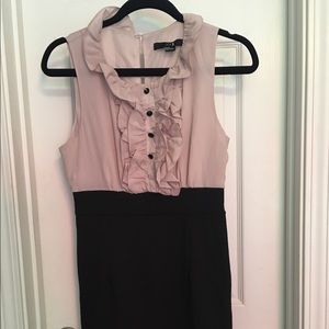 Ruffle Black/Rose dress