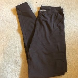 Brown leggings, gently worn