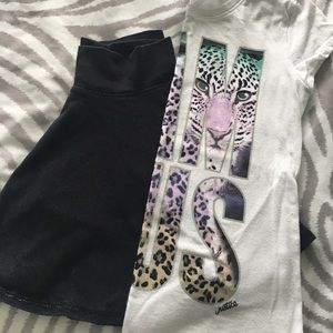 Justice Skirt and Shirt