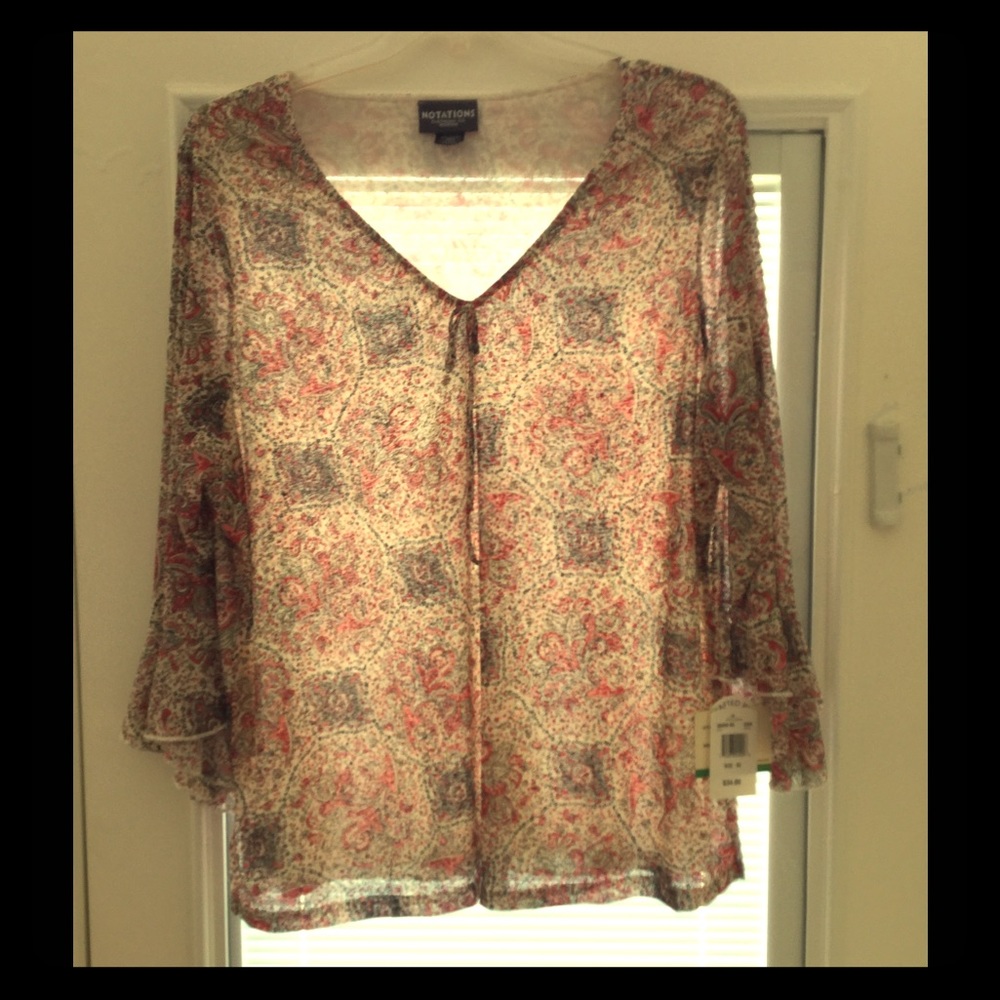 NWT Floral  Top