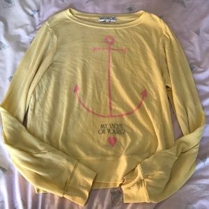 Wildfox my yacht or yours sweater