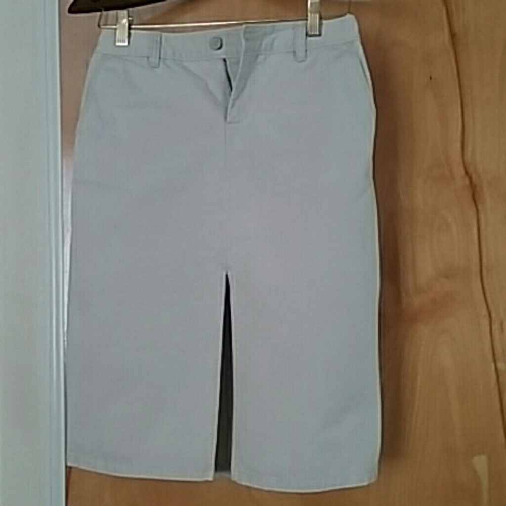 Gap cotton khaki skirt, size 1