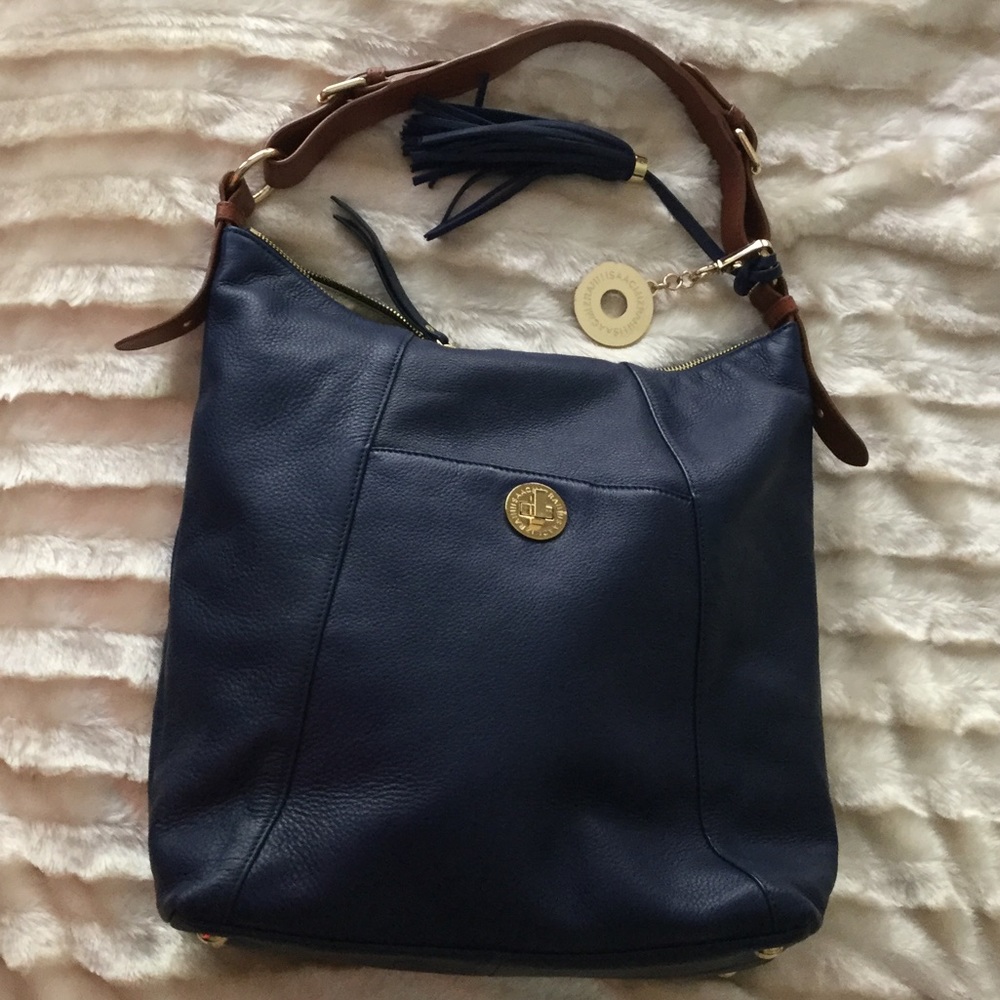 Issac Mizrahi Navy Tote