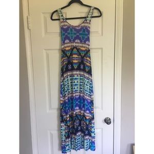 Tribal maxi dress