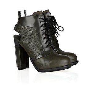 Dakota Alexander Wang lace-up ankle booties sz 38