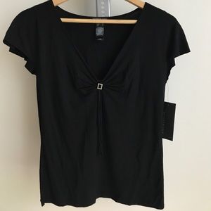 Kenneth Cole | Gathered Front T Shirt