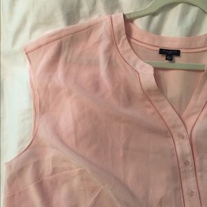 Lt Pink Talbots sleeveless shirt