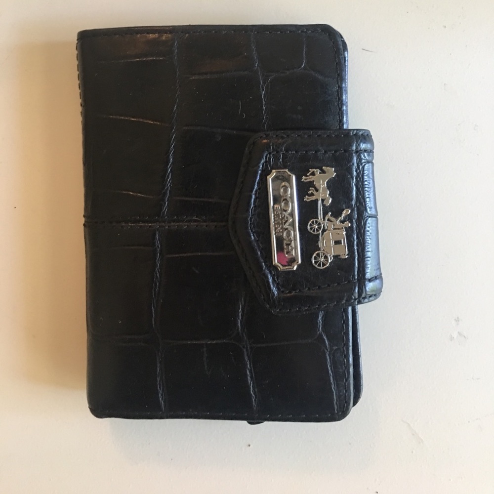 Coach black wallet