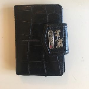 Coach black wallet
