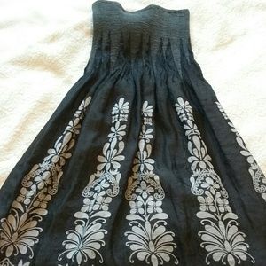 Strapless Tribal One Size Dress