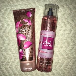 Bath and Body Works "pink cashmere" Bundle