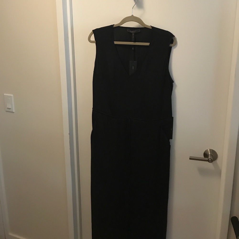 BCBG Black Silk Maxi Dress