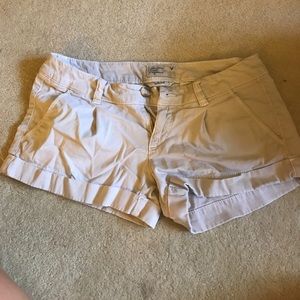 Cotton khaki shorts