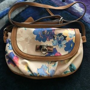Floral cross body bag