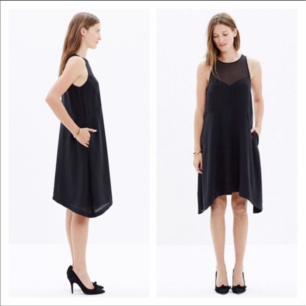 Madewell - Silk Parkview Dress - S